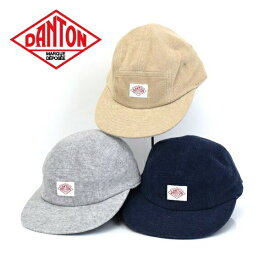 ◇帽子　 DANTON　ダントン　　ロゴ　キャップ パイル　　 JD-7177TCP