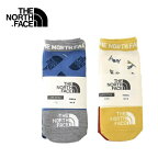 キッズ　靴下　ソックス　THE NORTH FACE　ザ　ノースフェイス　Kids Print 2P Short Crew　NNJ82050