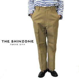 レディース　THE SHINZONE ザ シンゾーン　ハイウエスト チノ パンツ HIGH WAIST CHINO PANTS 2 センタープレス 20SMSPA58