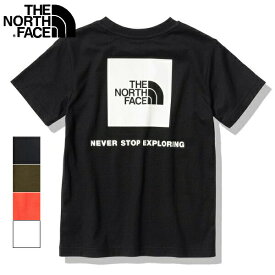 キッズ THE NORTH FACE ザ ノースフェイス S/S Back Square Logo Tee　半袖　クルーネック　Tシャツ　NTJ32333
