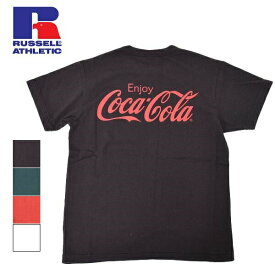 メンズ　レディース　RUSSELL ATHLETIC ラッセルアスレティック ラッセル バックプリントTシャツ　Tシャツ　コカ・コーラ　RC-23501-CC