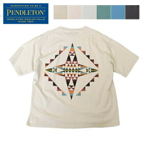 メンズ　PENDLETON　ペンドルトン　半袖　クルーネック　　Tシャツ　　バックプリント　オーバーサイズ　3275-2006
