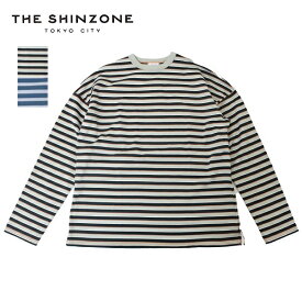 レディース　THE SHINZONE ザ シンゾーン　ボーダーカットソー　MULTI BORDER LONG TEE 長袖　ロンT　24SMSCU06