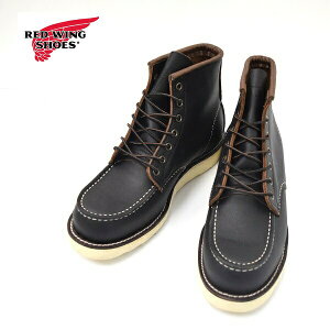 �����Y�@REDWING�@���b�h�E�B���O�@6 CLASSIC MOC 6�C���` �N���V�b�N���b�N ���U�[�u�[�c�@�u�[�c�@USA���@BLACK 8849