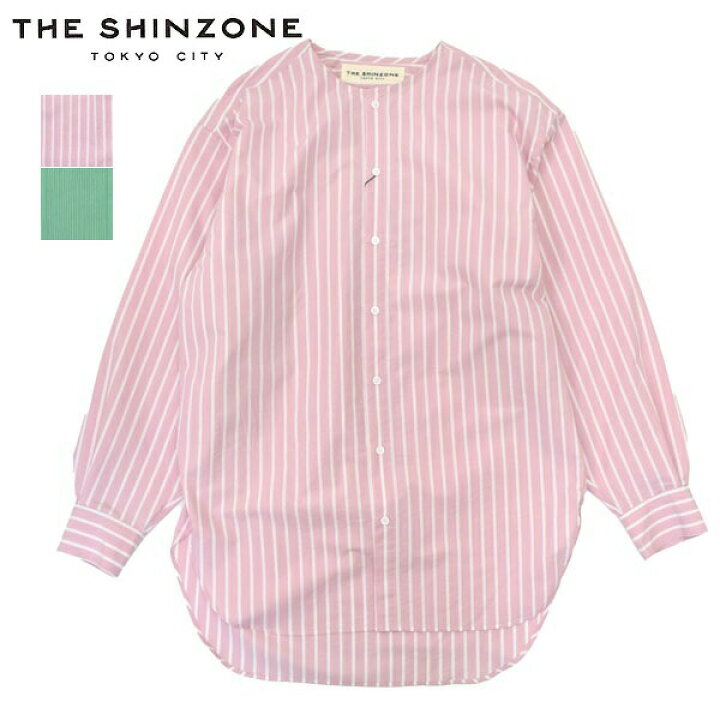 楽天市場】レディース THE SHINZONE ザ シンゾーン NO COLLAR SHIRT 