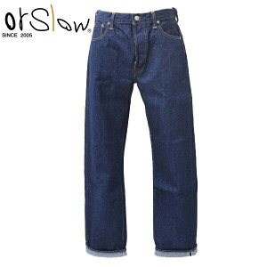 �����Y Orslow �I�A�X���E STANDARD 105 13.7OZ ORIGINAL SELVEDGE DENIM �f�j���@�W�[�p���@�����E�H�b�V���@01-1050-81