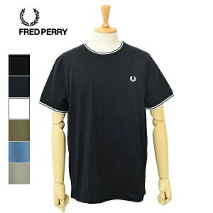 �����Y�@���f�B�[�X�@Fred Perry�@�t���b�h�y���[�@Twin Tipped T-Shirt �N���[�l�b�NT�V���c�@M1588