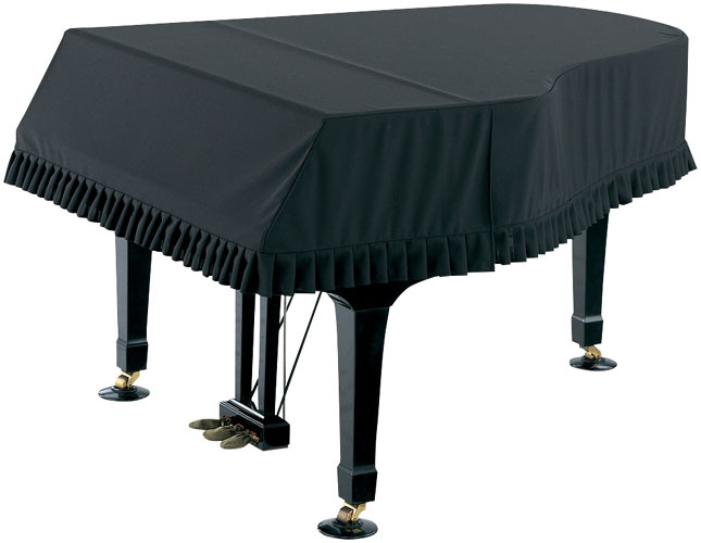 甲南　グランドピアノカバー　ソリッド　ブラック　　ピアノカバー　※椅子カバーは、別売りです。