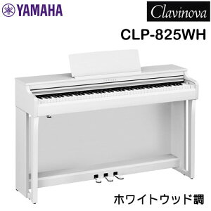 �y5�N�����ۏؕt���z�y��B�E�R������z���g���ݒu�z���}�n YAMAHA �d�q�s�A�m 88���� �N���r�m�[�o CLP-825 R/WH �j���[�_�[�N���[�Y�E�b�h��/�z���C�g�E�b�h�� �z���g���ݒu���� �w�艿�i���x