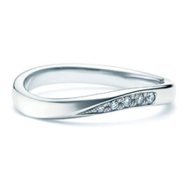 【ダイヤあり単品】　NINA RICCI　ニナリッチ　ウェディングリング　TORSADE　6R1B02 S　結婚指輪（マリッジリング）