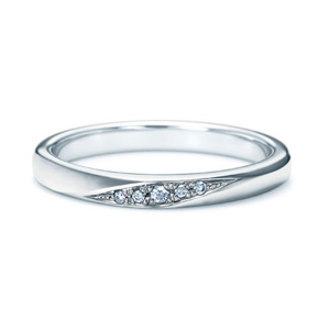 【ダイヤあり単品】　NINA RICCI　ニナリッチ　ウェディングリング　TORSADE　6R1B04 S　結婚指輪（マリッジリング） | バサロ楽器