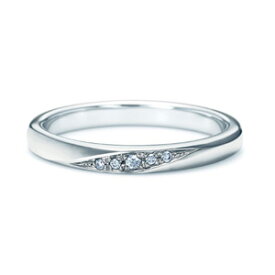 【ダイヤあり単品】　NINA RICCI　ニナリッチ　ウェディングリング　TORSADE　6R1B04 S　結婚指輪（マリッジリング）