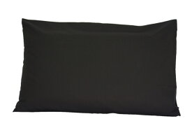枕カバー 43cm×63cm用 合わせ式 cotton 100% ピローケース カラー： ブラック / レッド/ ネイビー / ピンク / オレンジ / ダークグリーン / ライトグリーン / イエロー / アイボリー / ブラウン