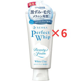 センカ 6個セット＊1個当たり約640円【専科 パーフェクトホイップ ホワイトクレイ 120g】　SENKA 　洗顔