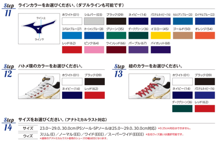 楽天市場】野球 ミズノ mizuno ミズノプロ 野球 カラースパイク