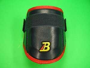 ベルガード BELGARD エルボーガード ネイビー×レッドヘリ AL710 サイズ調整可能 右打者用 左打者用 兼用 アームガード エルボー ひじ シングル