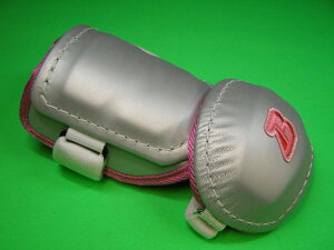 ベルガード BELGARD アームガード シルバー×ピンクヘリ プロ仕様合皮巻きタイプ AL811 エルボーガード オーダーカラー ひじ エルボー 右打者用 左打者用 選択