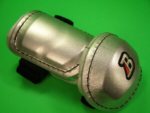 ベルガード BELGARD プロ仕様 左打者用 合皮巻きタイプ アームガード シルバー メタリックタイプ AL811 エルボーガード ひじ