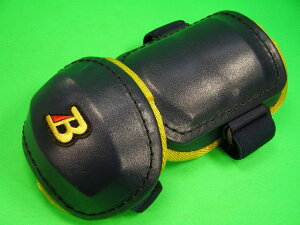 ベルガード BELGARD プロ仕様 プロ仕様合皮巻きタイプ アームガード ネイビー×イエロー AL813 エルボー ガード 右打者用 左打者用 選択