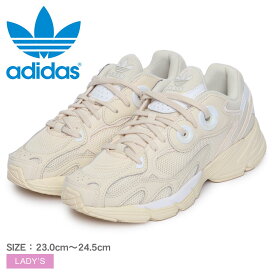 アディダス ASTIR スニーカー レディース ベージュ ホワイト 白 adidas IE6989 靴 シューズ 通勤 通学 ローカット 軽量 ロゴ おしゃれ 定番 シンプル スポーツ ブランド デイリー カジュアル レースアップ シューレース 靴ひも