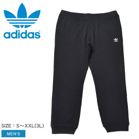 【スーパーSALE開催！】 アディダス オリジナルス ボトムス メンズ adidas Originals トレフォイル パンツ ウェア ズボン スウェット スエット ジョガーパンツ ロゴ 刺繍 運動 ワークアウト 部屋着 リラックス ブラック 黒 DV1574 TREFOIL