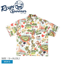 【ゆうパケット配送】 レインスプーナー BOSTON RED SOX 半袖シャツ メンズ マルチ REYN SPOONER B552712122 トップス シャツ ウェア ウエア 半袖 柄シャツ アロハシャツ ボタンダウンシャツ MLB レッドソックス メジャーリーグ 野球 総柄 カジュアル