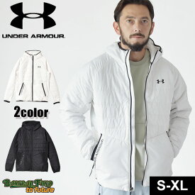 アンダーアーマー ストーム セッション HBD ジャケット 中綿ジャケット メンズ ブラック 黒 ホワイト 白 UNDERARMOUR STORM SESSION HBD JACKET 1378494 ジャケット アウター ブランド スポーティ シンプル アウトドア レジャー スポーツ