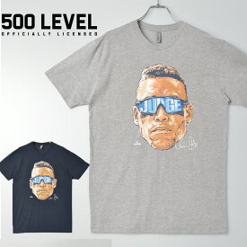 500LEVEL BNLCTNV-XX-0060-010-66 AARON JUDGE 半袖Tシャツ メンズ ネイビー 紺 500LEVEL BNLCTNV-XX-0060-010-66 ウエア トップス 半袖 Tシャツ NEW YORK YANKEES ニューヨーク・ヤンキース AARON JUDGE アーロン・ジャッジ MLB