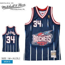 【今なら全品ポイント5倍】 ミッチェル＆ネス ユニフォーム メンズ MITCHELL＆NESS スウィングマンジャージー ヒューストンロケッツ ロード 1996-97 アキームオラジュウォン NBA ウエア タンクトップ ノースリーブ トップス バスケ バスケットボール