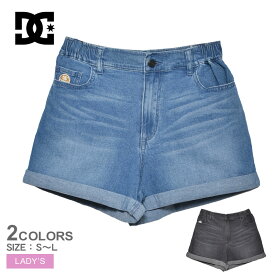 DCシューズ 22 WS DENIM SHORT ショートパンツ レディース ブラック 黒 ブルー DCSHOECOUSA LWS221302 ボトムス ズボン ショート おしゃれ デニム