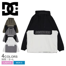 【全品P5倍★SALE】 DCシューズ 23 DC SNOW ANORAK ジャケット ユニセックス ブラック 黒 ホワイト 白 DCSHOECOUSA DJK233900 ウェア アウター スキーウェア スキー スノボウェア スノボ スノーボード 防水 透湿性 アウトドア 長袖 上着 羽織 ブランド