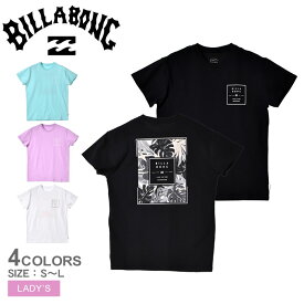 【ゆうパケット配送】 ビラボン LARGE SQUARE PATTEN LOGO TEE 半袖Tシャツ レディース ブラック 黒 ホワイト 白 BILLABONG BD013201 トップス 半袖 Tシャツ 人気 おしゃれ ロゴ サーフ プリント カジュアル 海 ストリート シンプル ブランド アウトドア