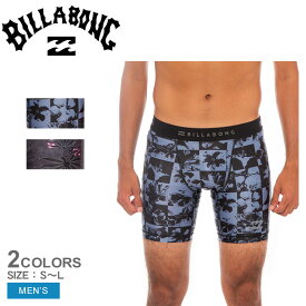 【ゆうパケット配送】 ビラボン AO PRINT UNDER インナー アンダーショーツ メンズ ネイビー 紺 グレー BILLABONG BD011491 パンツ アンダーウェア 下着 インナー スポーツ用 水着 吸水速乾 UVカット 紫外線カット ボクサーパンツ ボクサーブリーフ サーフ