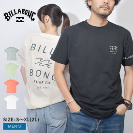 【ゆうパケット配送】 ビラボン ONE TIME Tシャツ 半袖Tシャツ メンズ ホワイト 白 ブラック 黒 BILLABONG BE011204 トップス 半袖 Tシャツ レギュラーフィット USAコットン 人気 おしゃれ ロゴ サーフ プリント カジュアル 海 ストリート シンプル ブランド