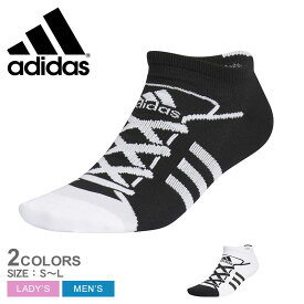 【GW SALE★限定クーポン有り】 アディダス スニーカーソックス 靴下 メンズ レディース ブラック 黒 ホワイト 白 adidas BUZ86 ブランド クルー丈 ソックス スポーツ 運動 おしゃれ 人気 定番