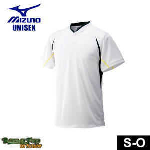 【ネコポス配送】 ミズノ スポーツウェア メンズ レディース ユニセックス MIZUNO マルチベースボールシャツ 野球 ベースボール トップス 半袖 スポーツ トレーニング 運動 練習 ホワイト 白