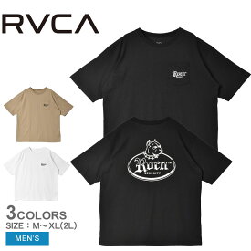 【全品P5倍★SALE】 ルーカ BULL TERRIER TEE 半袖Tシャツ メンズ ブラック 黒 ホワイト 白 RVCA BE041228 トップス tシャツ 半袖 バックプリント プリント ポケット カジュアル ロゴ ウエア ウェア サーフィン サーファー スポーツ 運動 スポーティ サーフ