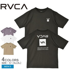 【マラソンSALE★全品Point5倍】 ルーカ UP STATE TEE 半袖Tシャツ メンズ グレー ホワイト 白 RVCA BE041234 トップス tシャツ 半袖 バックプリント プリント ストリート カジュアル ロゴ ウエア ウェア サーフィン サーファー スポーツ 運動 スポーティ サーフ