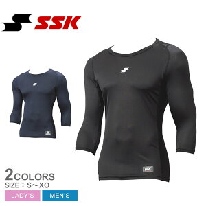 エスエスケイ SCβローネック7分袖フィットアンダーシャツ アンダーウェア メンズ レディース ネイビー 紺 ブラック 黒 SSK SCB024L7 野球 ベースボール ウェア アンダーシャツ インナーシャツ