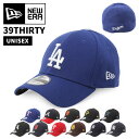 ▼今だけポイント20倍▼ニューエラ キャップ 39thirty メンズ レディース ブラック MLB 帽子 野球 ドジャース NEW ERA TEAM CLASSIC COLLECTION サーティーナインサーティー