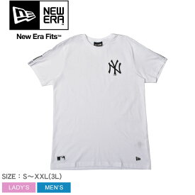 【ゆうパケット配送】 ニューエラ MLB テーピング Tシャツ Tシャツ メンズ レディース ホワイト 白 NEW ERA MLB SS TAPING T 12369819 NEW YORK YANKEES ニューヨーク・ヤンキース ストリート カジュアル MLB シンプル テーピング 半袖 刺繍 クルーネック ロゴ