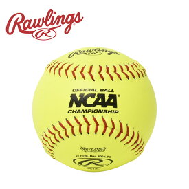 【マラソンSALE★全品Point5倍】 【日本未発売】ローリングス ボール Rawlings NCAA オフィシャル 12インチ ソフトボール 野球 ベースボール 硬式 内野手 一般 大人 野球用品 スポーツ 部活 運動 かっこいい 本革 天然皮革 レザー おすすめ 普通 ふつう ブランド