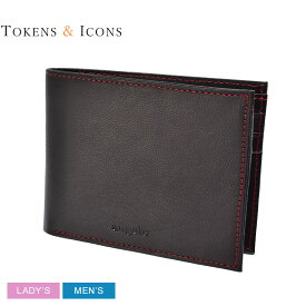 【ポイント10倍】トークン＆アイコン Angels Uniform Wallet 財布 メンズ レディース ブラック 黒 Tokens＆Icons 81AN 野球 ベースボール MLB ロサンゼルス・エンゼルス 本革 二つ折り財布 野球チーム プレゼント ギフト 贈り物 正式ライセンス レッド 赤