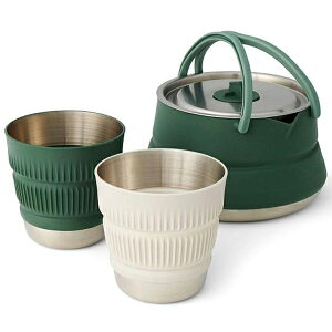 シートゥーサミット ディツアーステンレスケトルクック 3点セット 2P (ST84407 ) / コップ やかん キャンプ 車中泊 折りたたみ収納 シリコン IH対応