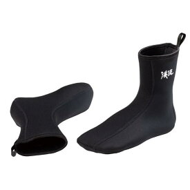 キャラバン 渓流 CRソックス 3mm (0036012) ／ 沢登り用靴下 薄手 保温 左右専用3D設計 釣り キャニオニング