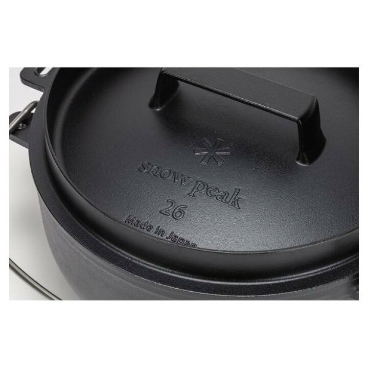 楽天市場】スノーピーク 和鉄ダッチオーブン26 (CS-520) ／ 3点セット 
