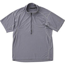 ティートンブロス PPPハーフジップショートスリーブ メンズ (TB251-300) ／ 登山 トレイルランニング 沢登り Tシャツ 薄手 半袖 吸汗速乾 撥水加工 化繊