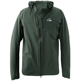 マイルストーン アップスウィング レインフーディ ユニセックス (MSRH-003) ／ 登山 トレラン レインジャケット 3レイヤー 防水透湿 軽量 パッカブル