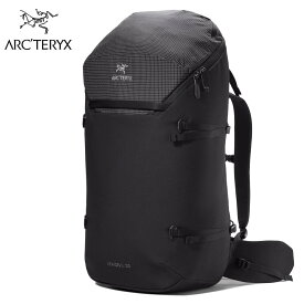 【 アークテリクス Konseal backpack black 】 岩場に最適 高い耐久性 快適性 取り回しのしやすさ 大容量 コンシール クラッグパック ロープバッグ クライミングギア クライミングギア