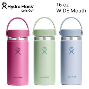 y Hydro Flask nChtXN HYDRATION 16oz WIDE MOUTH z XeX{g AEghA oR Lv AEghA tBbglX K ނ W[